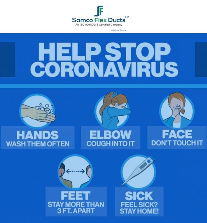#StopCoronaVirus #Coronavirustruth #IndiaFightsCorona #IndiaVsCorona #hvaclife #hvac #hvacr #duct #samcoflexducts #redefiningducting #spiralduct #flexibleduct #AirQuality #Engineering