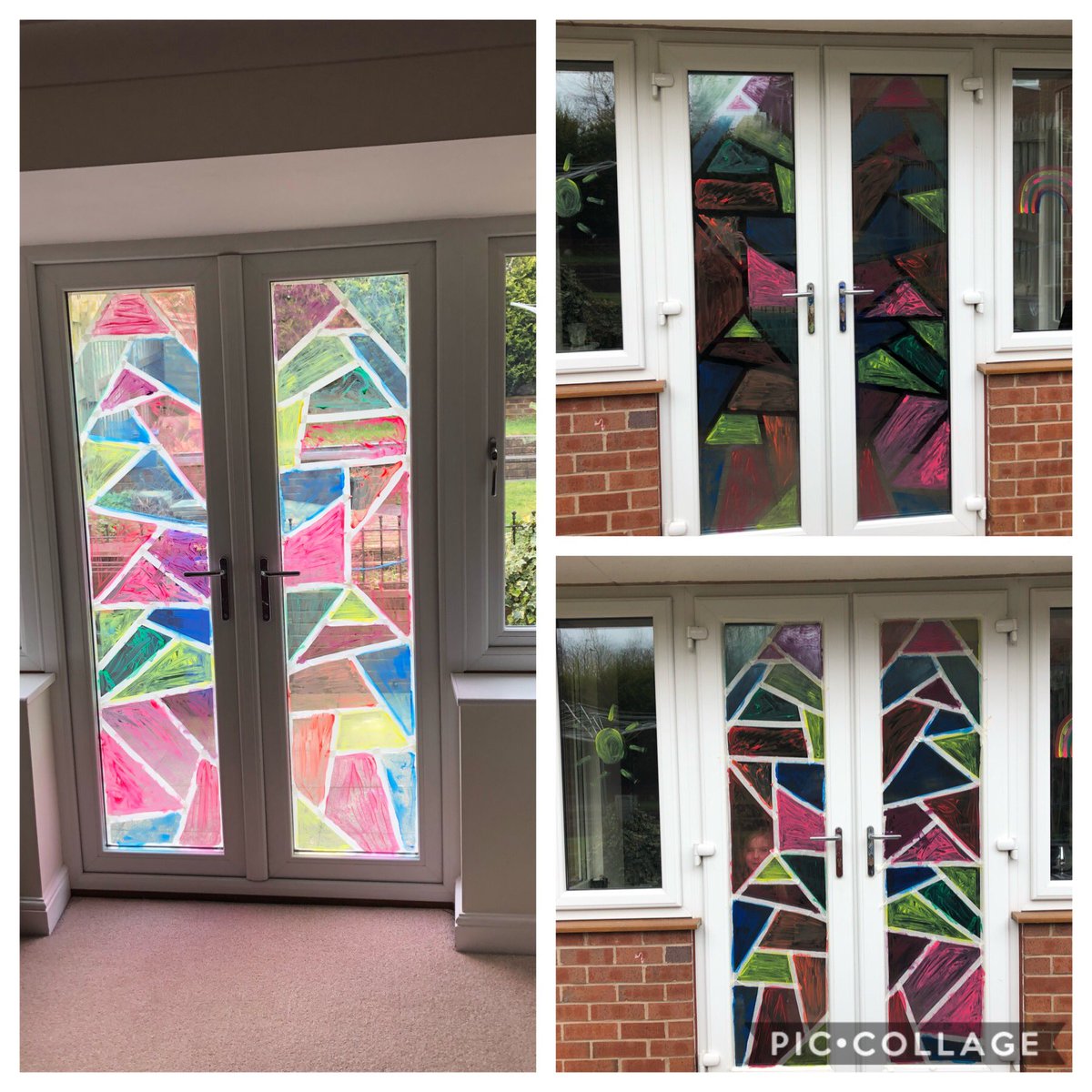 tonineale13's tweet photo. We tried art abit different today! Safe to say they both were kept busy for a gd few hours  #windowpainting #makingpatterns @MrRimmerY3 @monteneyy3 @MonteneyFS2 @MonteneyPrimary https://t.co/5Vb5YQBzRj