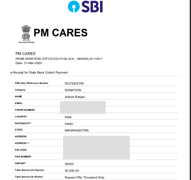 I'm pitching in with my little contribution to PM CARES Fund for COVID relief, <a href="/PMOIndia/">PMO India</a> . Tagging my buddies &amp; dear ones <a href="/nish_xl/">nish_xl</a> <a href="/NikhilShembekar/">Nikhil Shembekar</a> <a href="/nikhileshwar100/">Nikhileshwar Singh</a> <a href="/prashantdayal/">Prashant Dayal</a> @AshishIsRight <a href="/ruchiparulekar/">Ruchi Parulekar</a> to do their bit. #PMCARES #COVID19