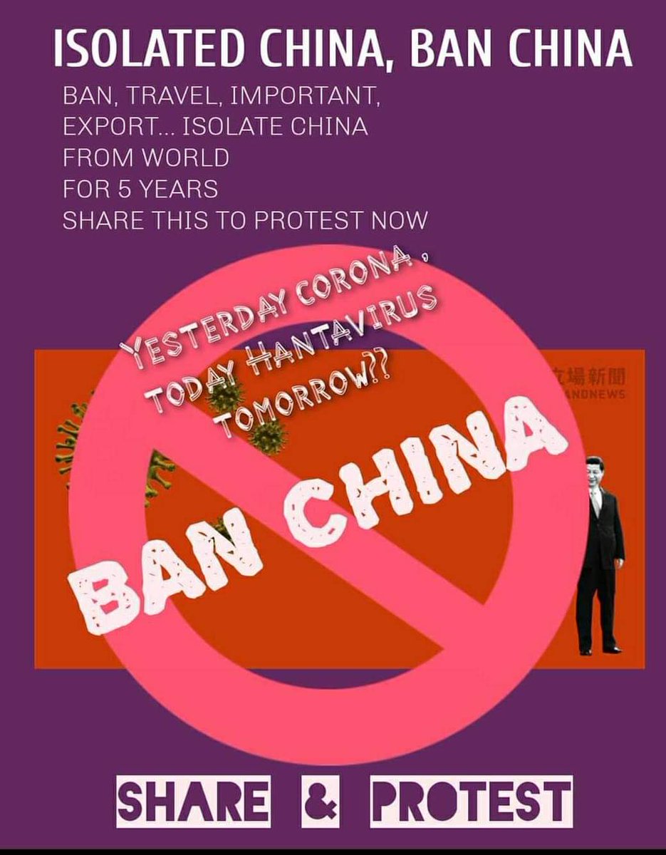 Dharmes69335780's tweet photo. Stop it from today and make a appeal from government to ban maximum Chinese products and make their imports suffer &amp; go down drastically. #BanChina
#PMOfIndia #XijinpingVirus #XiJinping #ChineseVirusCorona #DonaldTrump #BorisJohnson #francecoronavirus #Coronavirustruth https://t.co/mM6bvGR0et