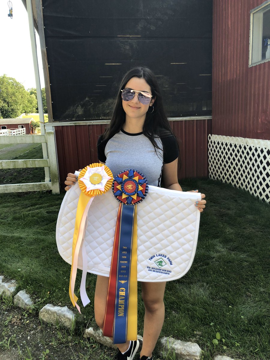 mrsdangelo_ICS's tweet photo. It’s Talented Tuesday @icschool_online! Show us your talent! Since my talent is organization (not too photogenic 😉), I’ll show off my daughter’s talent! 🐎🥇 Double Grand Champion #ICSAlumni 🏆 https://t.co/DB9d9gCAUC