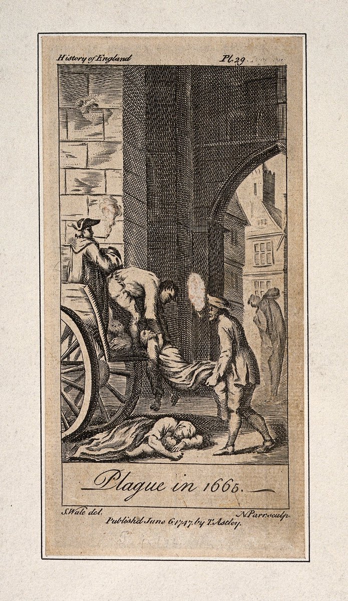 By August, burials began to take place during the day, rather than just at night. Pepys notes on 12 August: “The people die so, that now it seems they are fain [obliged] to carry the dead to be buried by daylight, the nights not sufficing to do it in..."