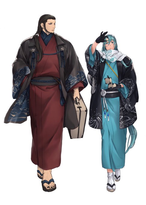祢々切丸+千代金丸 
お使いに行って心なしか厄介な事に巻き込まれてくれると嬉しい 