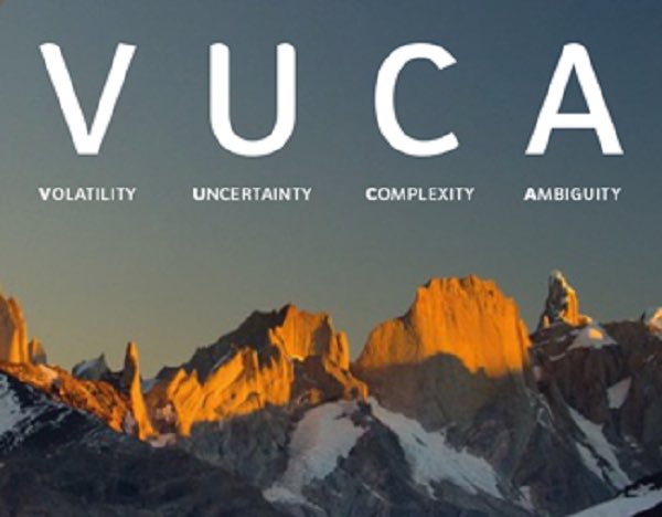 TimVallance23's tweet photo. #VUCA (Volatility. Uncertainty. Complexity. Ambiguity.) is the “acronym of our time” but let’s “learn from Asia and not panic” says @JLL global head of CS research Dr. Marie Puybaraud #COVID19 #CRE #coronavirus #JLL #YNWA https://t.co/q3PpL9FW5l
