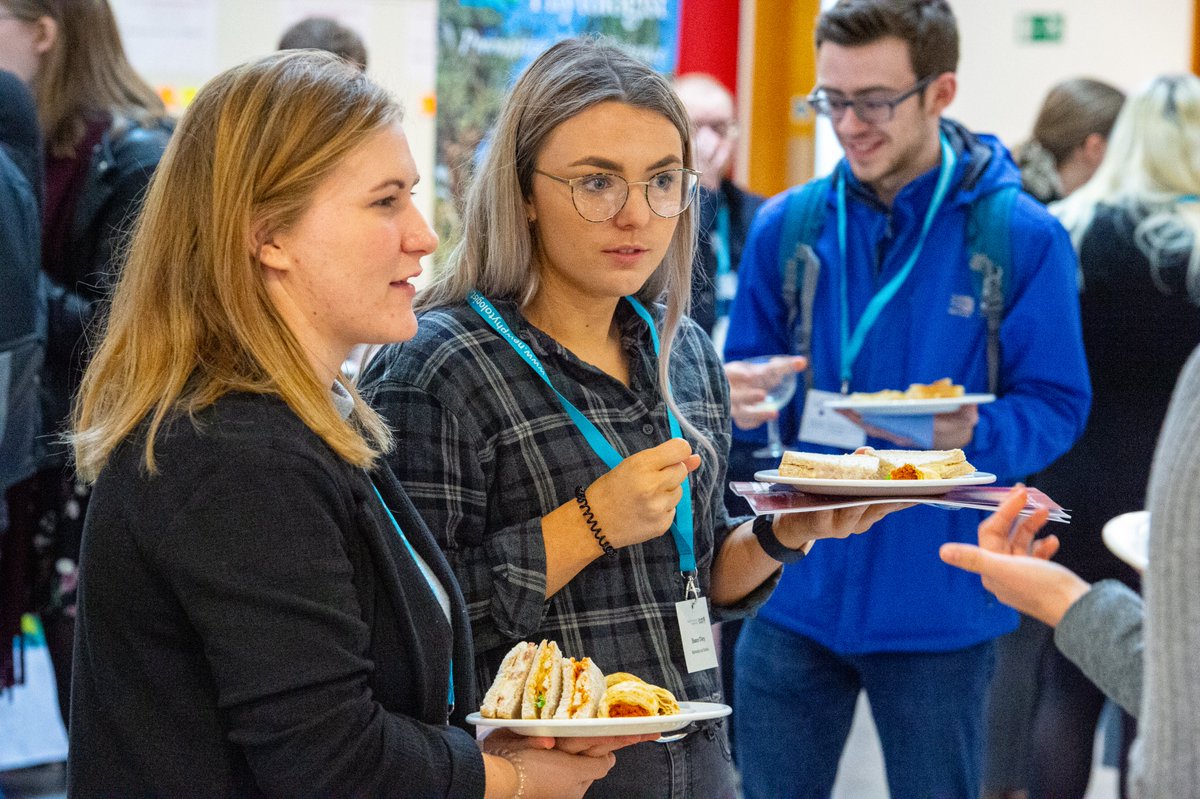eleanor_darcy_'s tweet photo. A photograph of @Emma_L_Dodd and I at the Lancaster 2020 Undergraduate Conference #2020UGConf just 3 weeks ago - this feels so surreal now (p.s. the lunch was very nice) https://t.co/yMXAbb7VXh