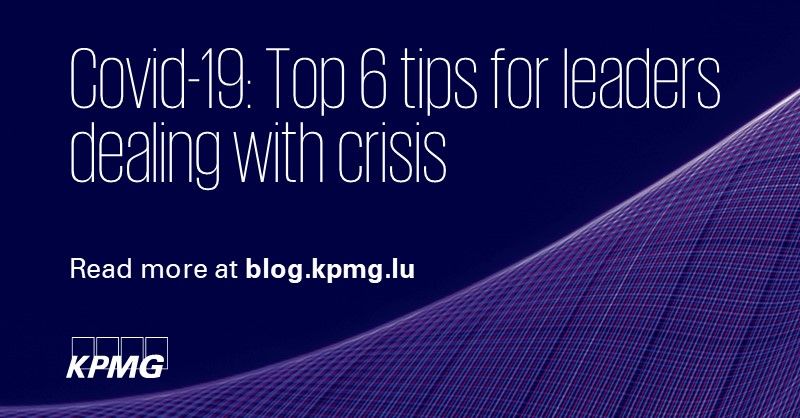 Leaders! 6 key factors you can focus on during this challenging time. 

👉 New on our blog kpmginfo.lu/2vNvWSa

#COVID19 #AssetManagement #Luxembourg #Blog