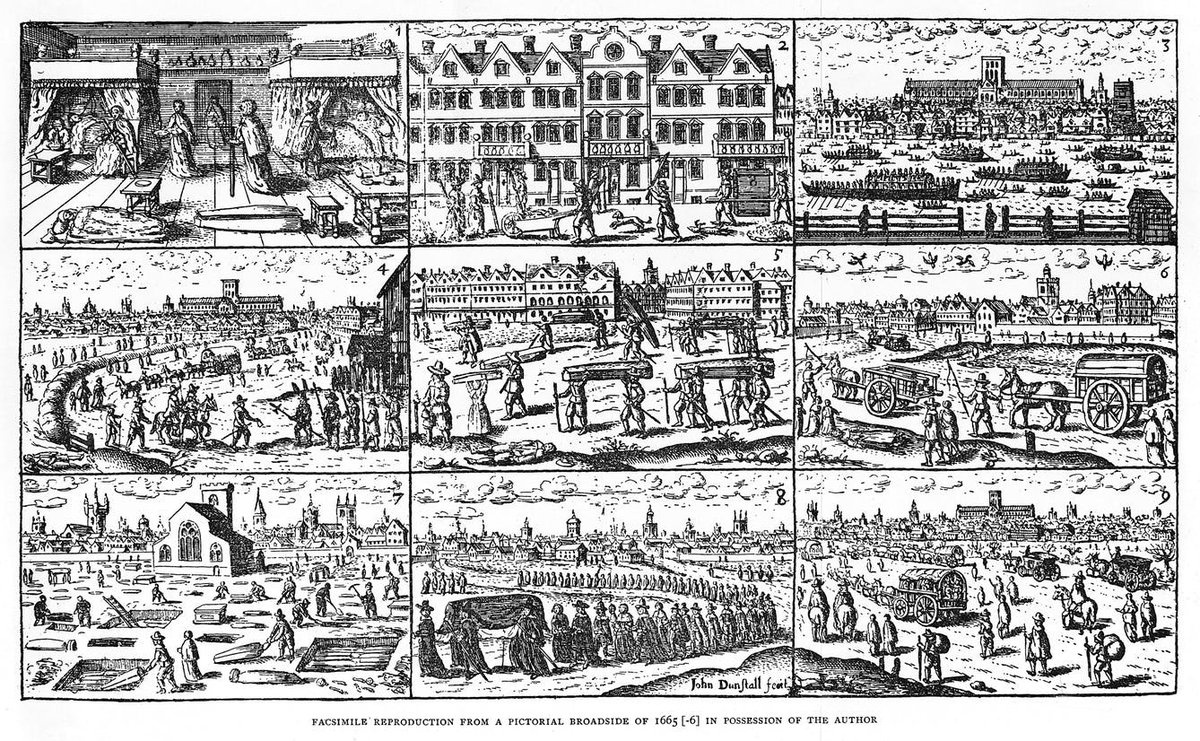 By the autumn it became hard to imagine life without the plague. Bodies piled up on carts. On 7 October Pepys writes of how he “comes close by the bearers with a dead corpse of the plague; but Lord, to see what custom is, that I am come almost to think nothing of it”.