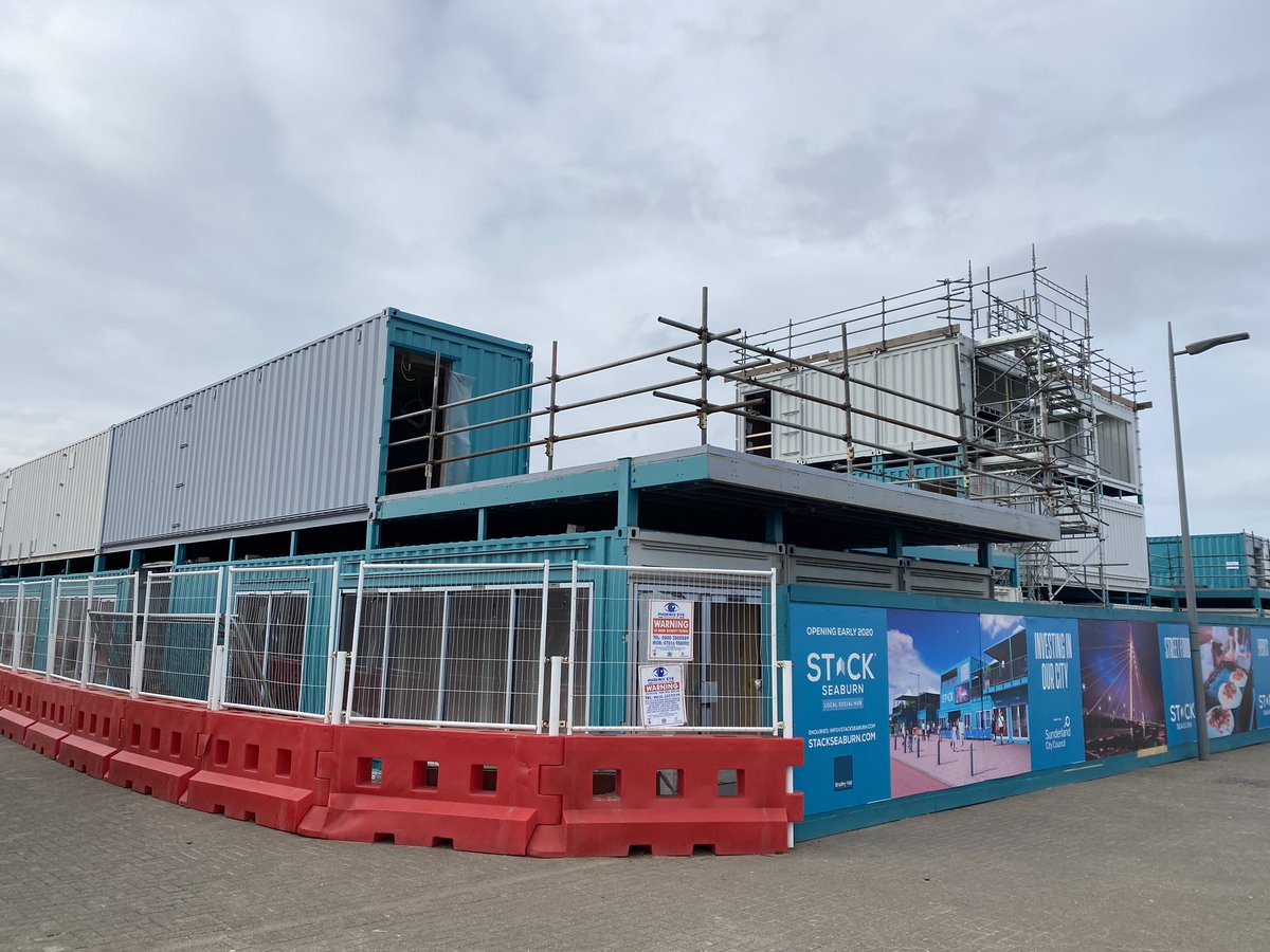 Dunwoodie_Arch's tweet photo. STACK Seaburn currently paused on site but was progressing very well &amp; on programme #dunwoodiearchitects #DWA #stackseaburn #whowantsone #revitalisethebritishseaside #willbeworththewait https://t.co/7H3l1yAgJK