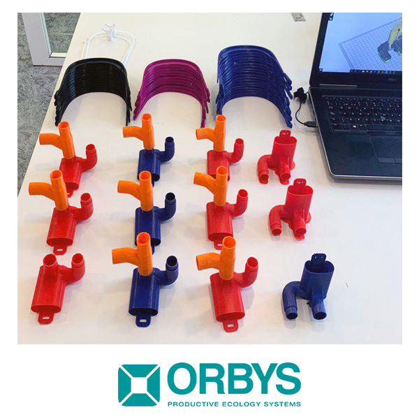 orbys_system's tweet photo. Trabajamos sin descanso para proteger a los que nos protegen elaborando en nuestras #impresoras3D pantallas protectoras faciales y válvulas para respiradores #CoronavirusMakers #Covid19 #coronamakers #OrbysSystem @CoronavirusMak3  #QuedateEnCasa #materialsanitario #FuckCovid19 https://t.co/uo1VoHH7IG