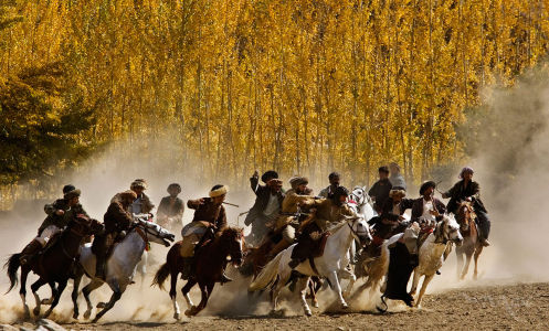 People of the North: A Buzkashi Game. Somewhere in northern Afghanistan.Pictures taken by Max Bucherer.