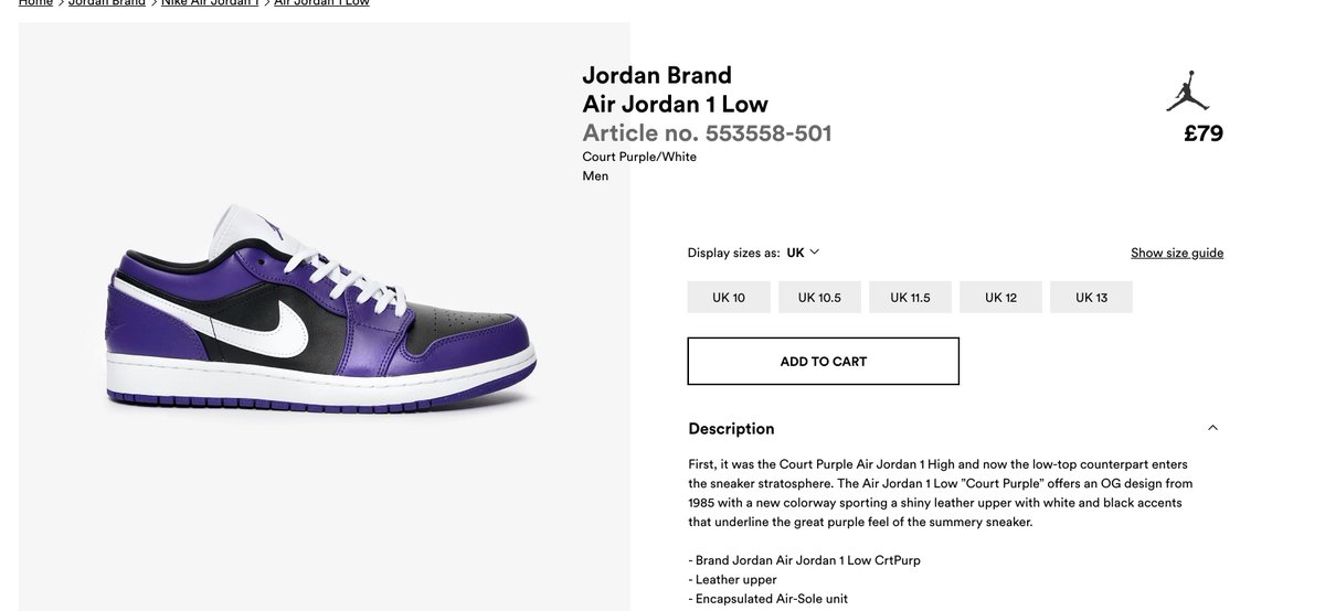 jordan 1 court purple uk