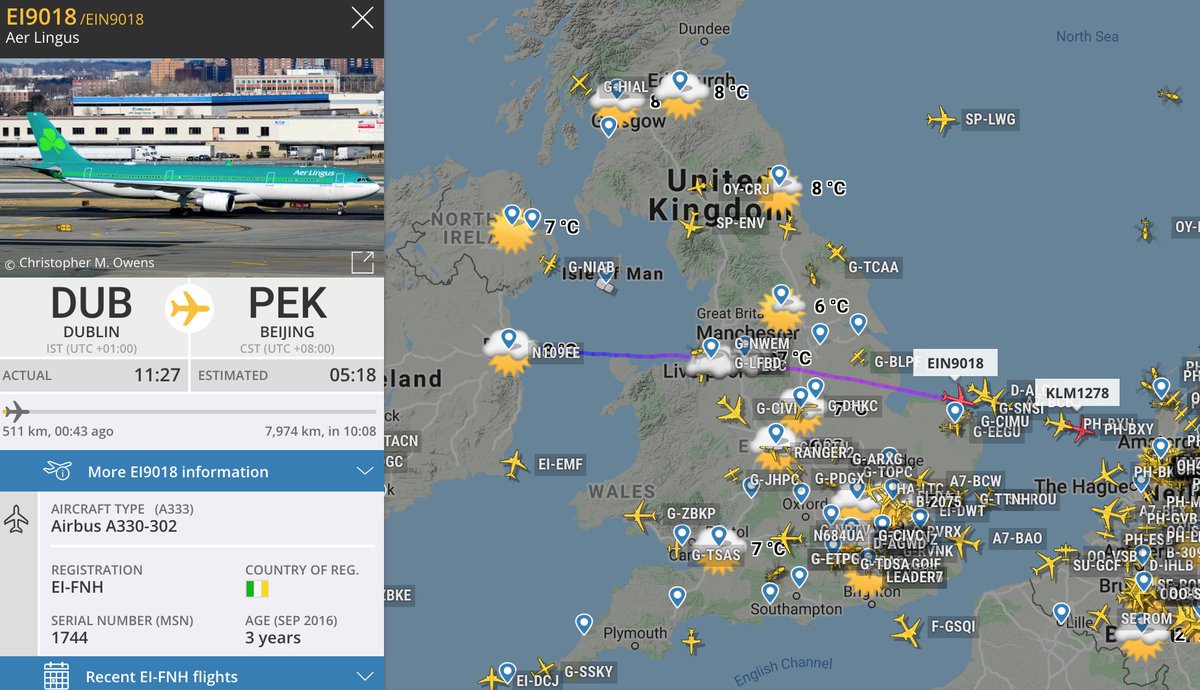 airplanes_uk's tweet photo. The eighth #AerLingus #eifnh #a333 #ei9018 to #Beijing (PEK) to pick up vital ventilators, masks, gloves, gowns and other medical supplies for use in Irish hospitals. #ireland #irish #hospitals #COVID19 https://t.co/hr8SjeYaCi