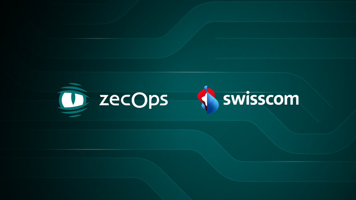 ZecOps's tweet photo. We are pleased to announce that @Swisscom_de has partnered with @ZecOps to bring a realistic cybersecurity approach to Switzerland. https://t.co/oDJmRATGn9 #ZecOps #DFIR https://t.co/7dGLBnHWwz