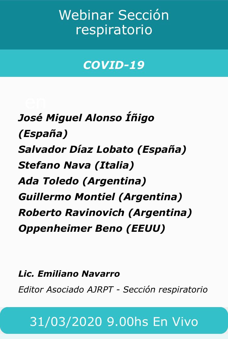 Dario Villalba (@dsalvil) on Twitter photo ¡Gran webinar de la <a href="/ajrpther/">Argentinian Journal of Respiratory & Physical Ther</a> !
En breve (9 hs Argentina) al ritmo que nos tiene COVID-19.
zoom.us/j/500831536
<a href="/CKISATI/">CKI</a>
<a href="/aamrkinesio/">CKR</a>
<a href="/SATIarg/">SATI</a>
<a href="/GAPlotnikow/">Gustavo Plotnikow 🇦🇷</a>
<a href="/ventilacionmeca/">Fede Gordo-Vidal</a> ¡Gran webinar de la <a href="/ajrpther/">Argentinian Journal of Respiratory & Physical Ther</a> !
En breve (9 hs Argentina) al ritmo que nos tiene COVID-19.
zoom.us/j/500831536
<a href="/CKISATI/">CKI</a>
<a href="/aamrkinesio/">CKR</a>
<a href="/SATIarg/">SATI</a>
<a href="/GAPlotnikow/">Gustavo Plotnikow 🇦🇷</a>
<a href="/ventilacionmeca/">Fede Gordo-Vidal</a>