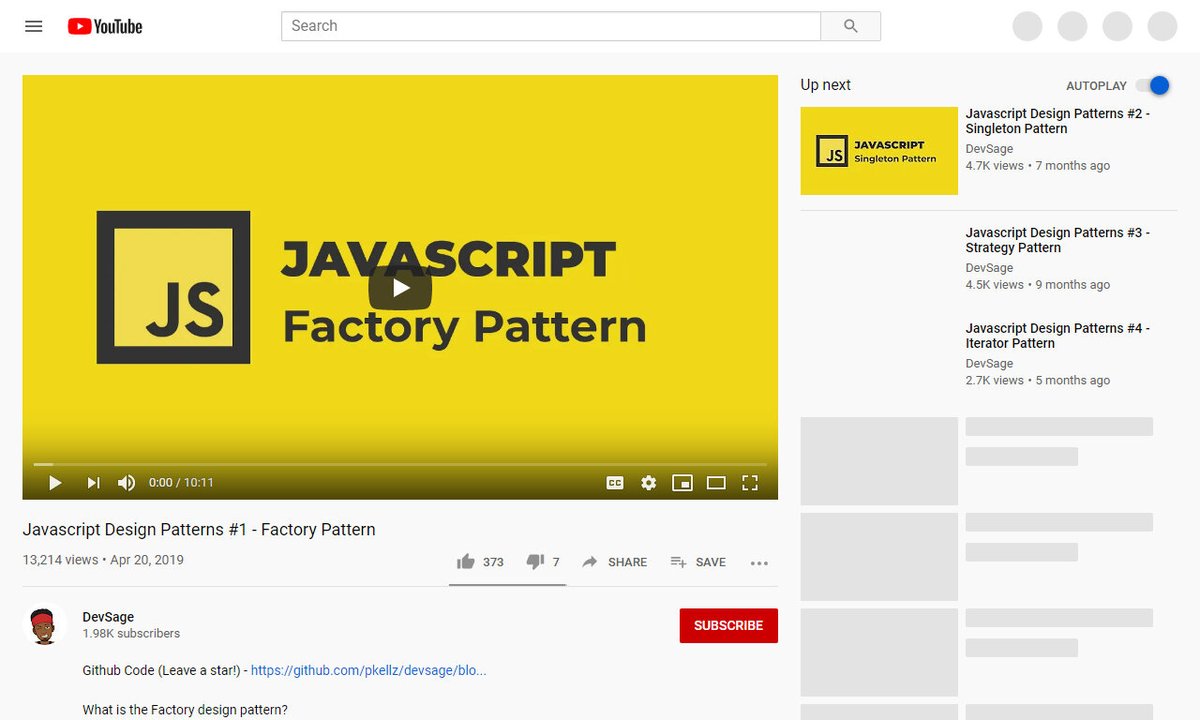 codecidedotnet's tweet image. Javascript Factories Explained Simply
#githubcode #javascriptdesignpatterns #factorymethods #constructor #apr #remotework
via youtube.com
☛ youtube.com/watch?v=kuirGz…