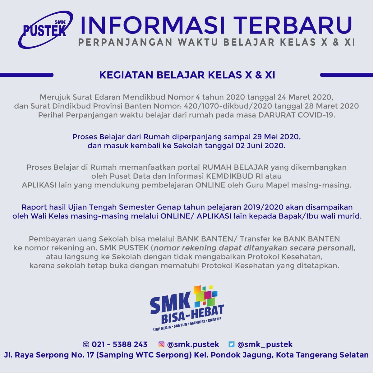 SMK PUSTEK Serpong (@smk_pustek) / Posts / X