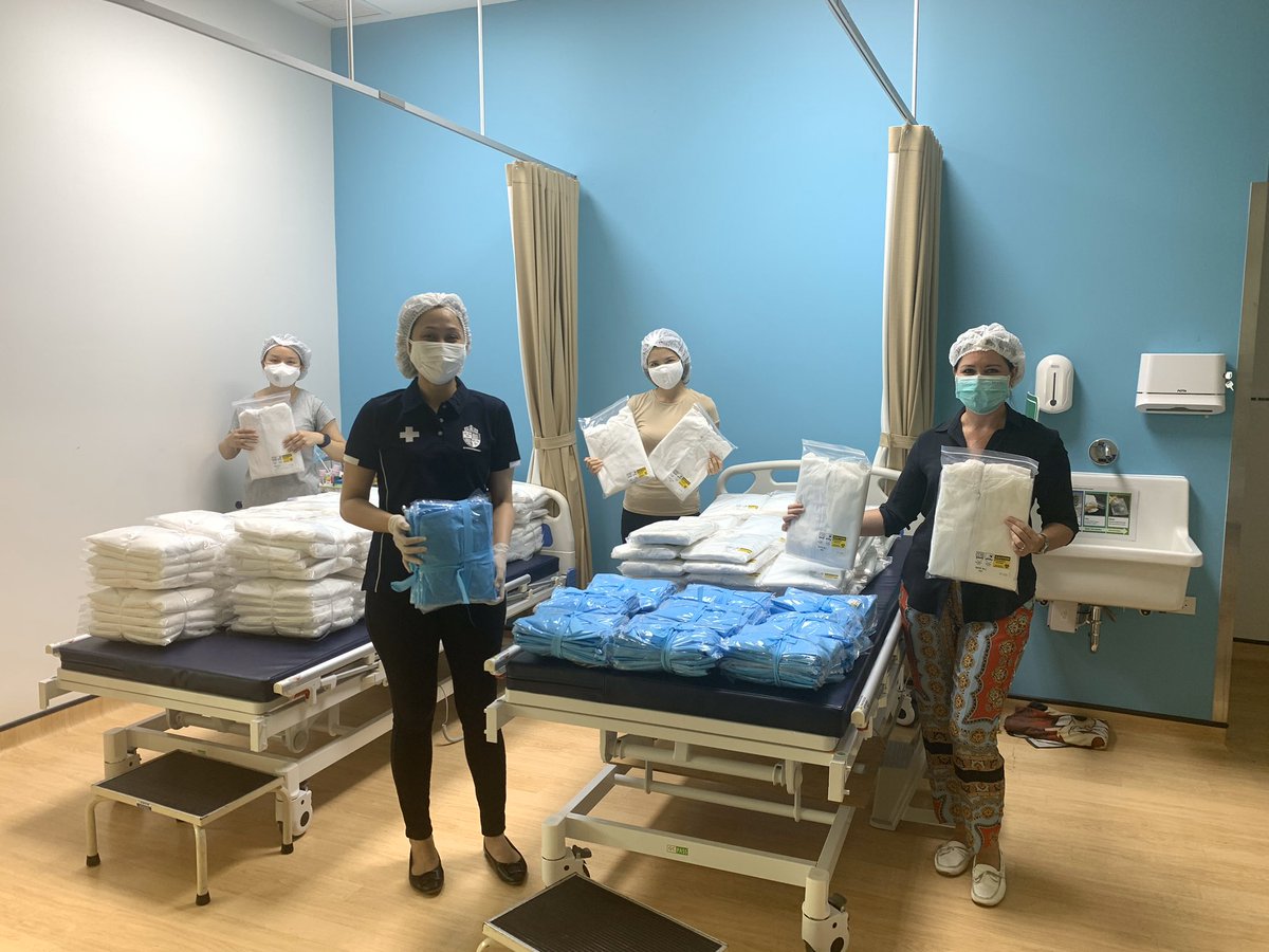 lessonflipper's tweet photo. Really great to see @SHBriverside respond so quickly to requests from charities supporting health workers in southern Thailand.  Suits and masks heading out today. #WeCareWeShare https://t.co/PFeP6BDH0t