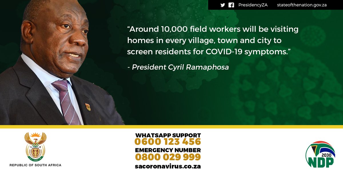 PresidencyZA's tweet photo. Widespread testing is an essential measure to contain the spread of the coronavirus pandemic. #Covid19SA #CovidTestingSA https://t.co/PeWgqqjHfI