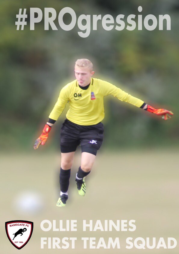 SGSPE2's tweet photo. We are delighted to announce one of our sixth form scholars have been promoted into @RamsgateFC squad for next season. Ollie has been training with the first team and has impressed the management team. He joins the first team for pre-season and we wish him luck. @TSCFootballAcad https://t.co/T4qLzilUzI