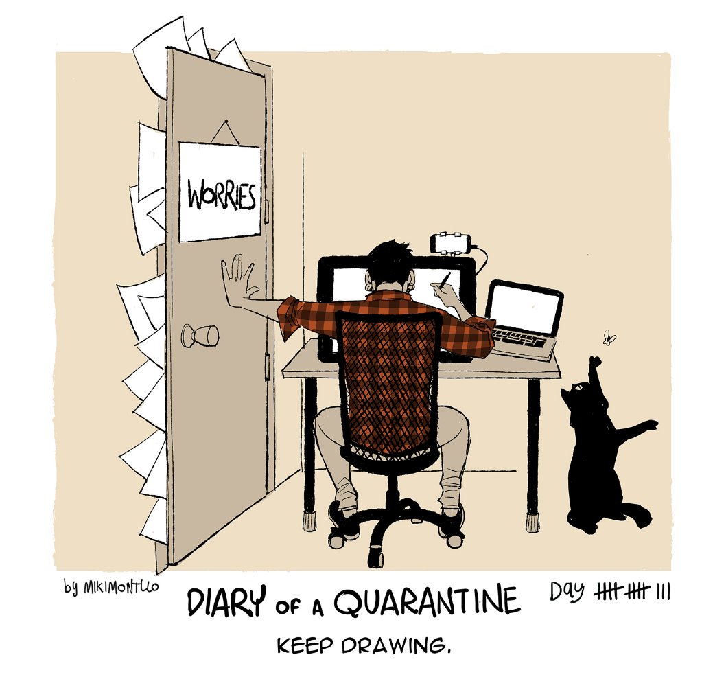 mikimontllo's tweet photo. DAY 15.
Keep drawing.

#Quarantine #QuarantineLife #QuarantineAndChill #COVID19 #mikimontllo https://t.co/hLcIl5068u