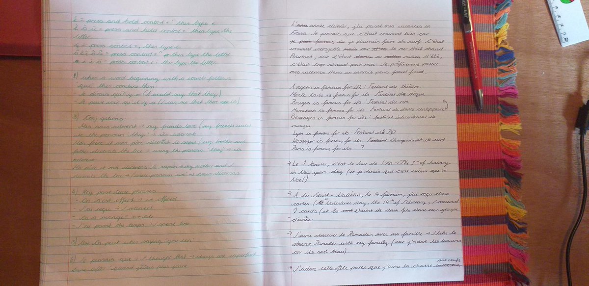 misscvconnolly's tweet photo. Wow Neve! Whole class feedback written in green pen, lots of activities completed, a fantastic 90 word task with so many tenses, SCOFTINTI... Just like if we were in the classroom! So proud of my year 10 girls 🇫🇷🌟🇫🇷🌟 @AhsYear10 #bechallenged https://t.co/wP8WmooBqI