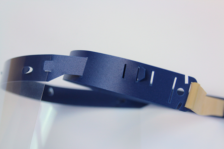 Electrolab_Fr's tweet photo. Our free (CC BY-SA) design of laser cutted protective visor has been validated this morning by Max Fourestier Hospital team !
Material cost <0.50€
Assembly manual english, italian, french and german !
Make it yours !
https://t.co/KmCgZyOzrV
or :
https://t.co/wqQtdXeds7 https://t.co/VscOQPvTZu