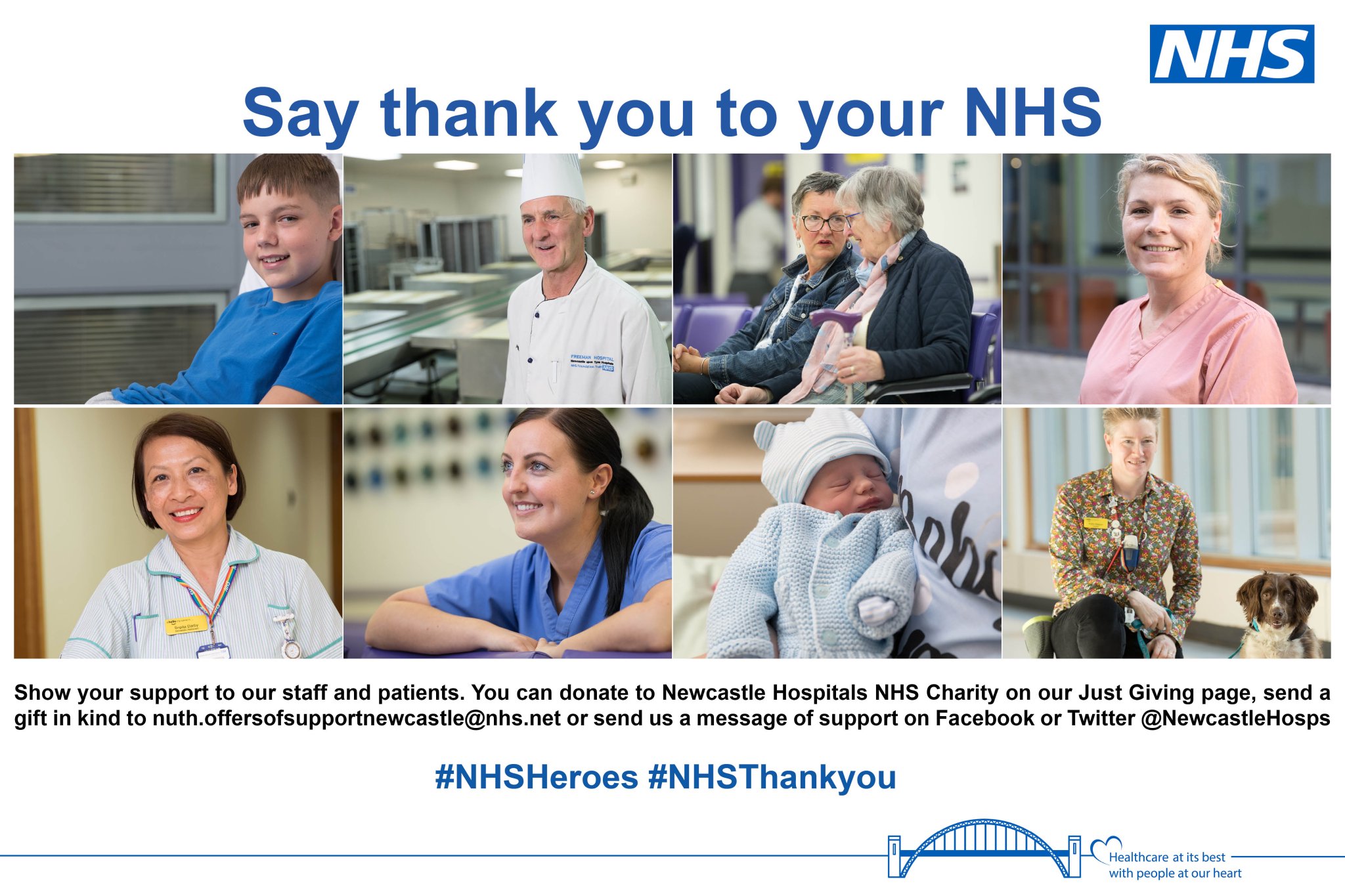 Newcastle Hospitals on Twitter "Show your support to our staff