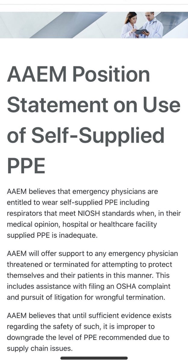 It would be nice if all healthcare organizations for nurses, residents, fellows and all providers could follow in AAEMs supportive footsteps.  @choo_ek  @DrJenGunter  @medicalaxioms