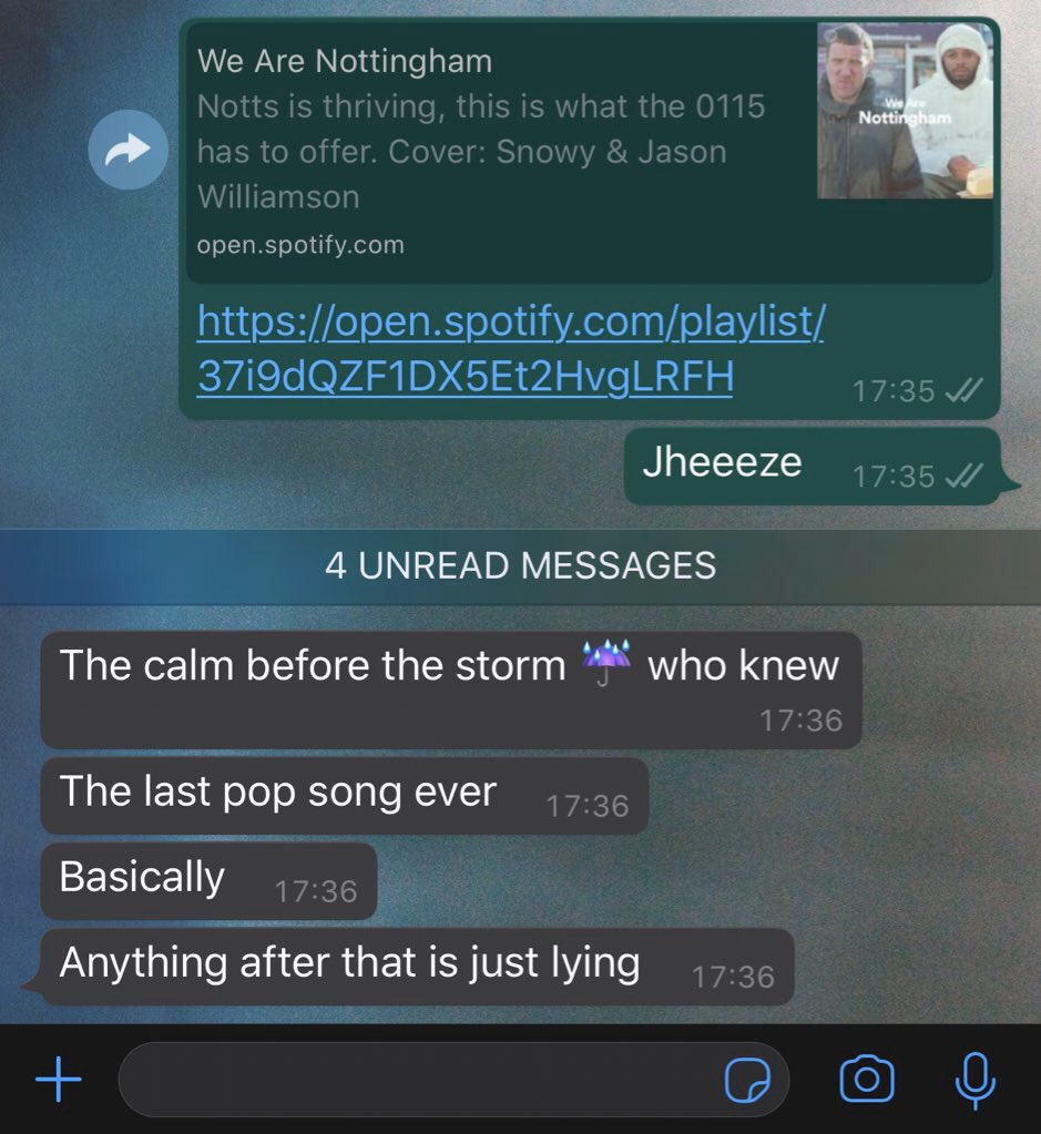 SNOW667's tweet photo. Shout out @spotifyuk making me and @fit_as_fuc (@sleafordmods) the cover of the first ever #WeAreNottingham playlist, fitting seeing as though we’re all #EFFED 🇬🇧 lol https://t.co/nqnjvt32xp

New music by me on Thursday #STR8DROPS https://t.co/2vhxPUImNW