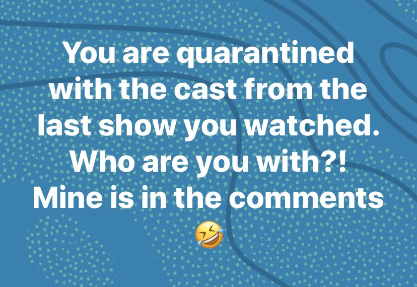 AbdullahDayo's tweet image. Fun game! If anyone wants to play, drop your answer below! #SocialDistancingFun
#netflixAndChill