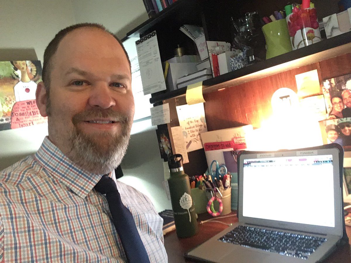 MrTeachwalker's tweet image. Did a thing today....officially Dr.