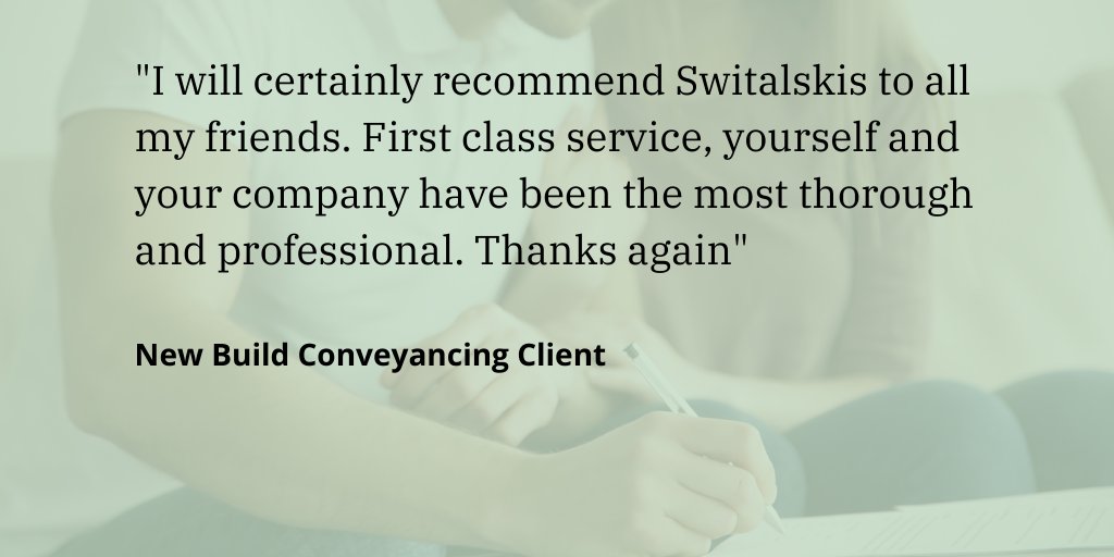 Switalskis's tweet photo. Some great client feedback for Victoria in the New Build team @PropertySwits, via @rwisnia So nice to receive this at such a difficult time for everyone. https://t.co/RVaVE1Q7zH