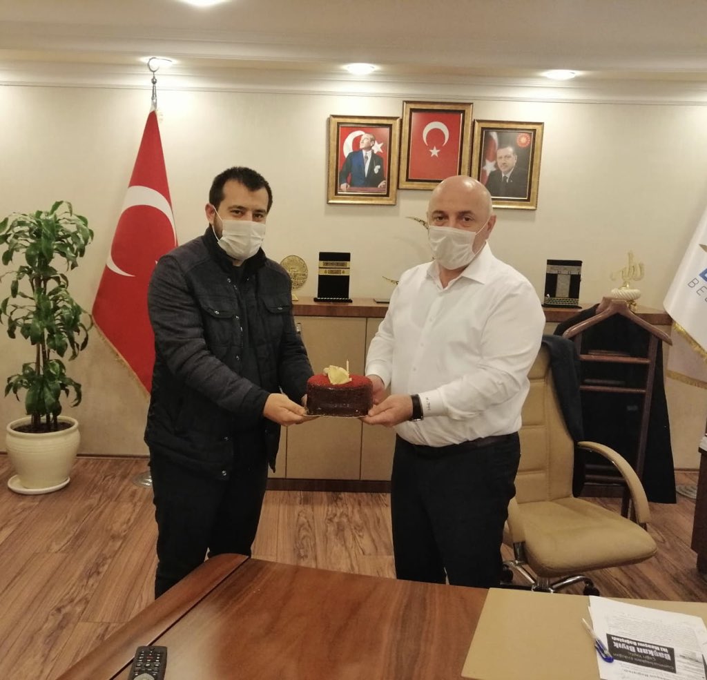 Başkan Bıyık'a sürpriz kutlama 