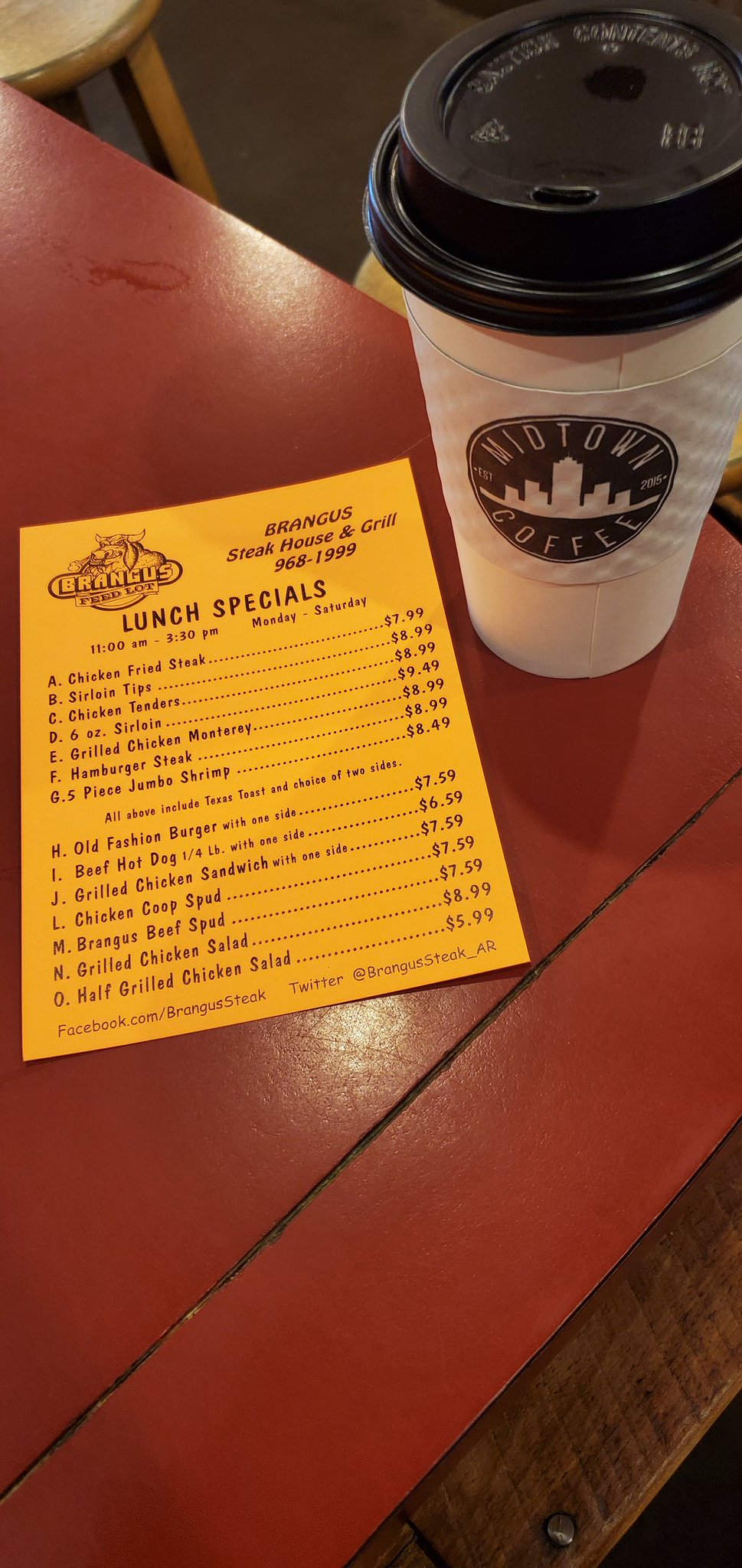 Brangus Steakhouse on Twitter "Got my CoffeeMidtown fix today! 