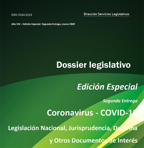 ACBJ_OK's tweet photo. Segunda entrega del Dossier Legislativo sobre  la legislación Nacional, Jurisprudencia y otros documentos de interés sobre el Coronavirus - covid-19 realizado por la @BCNArgentina

Miralo en la web de la Biblioteca del Congreso de la Nación 
 👉 https://t.co/URiDeNDe8c https://t.co/QLk6mfjJO0