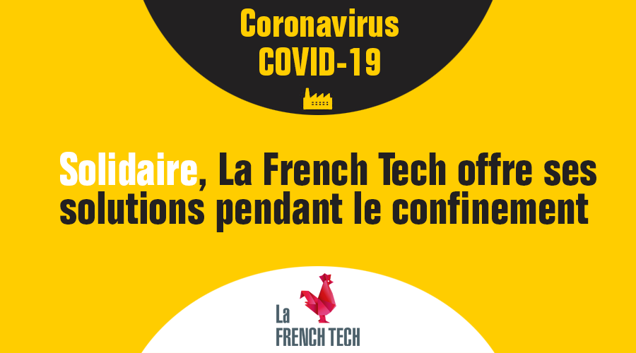 Solidaire, <a href="/LaFrenchTech/">La French Tech</a> offre ses solutions pendant le confinement ! 💪 De nombreuses entreprises de la #Tech proposent d’utiliser leurs services gratuitement pendant cette période. Tour d’horizon, non exhaustif, de ces solutions. ➡️ bit.ly/33XS8Wm