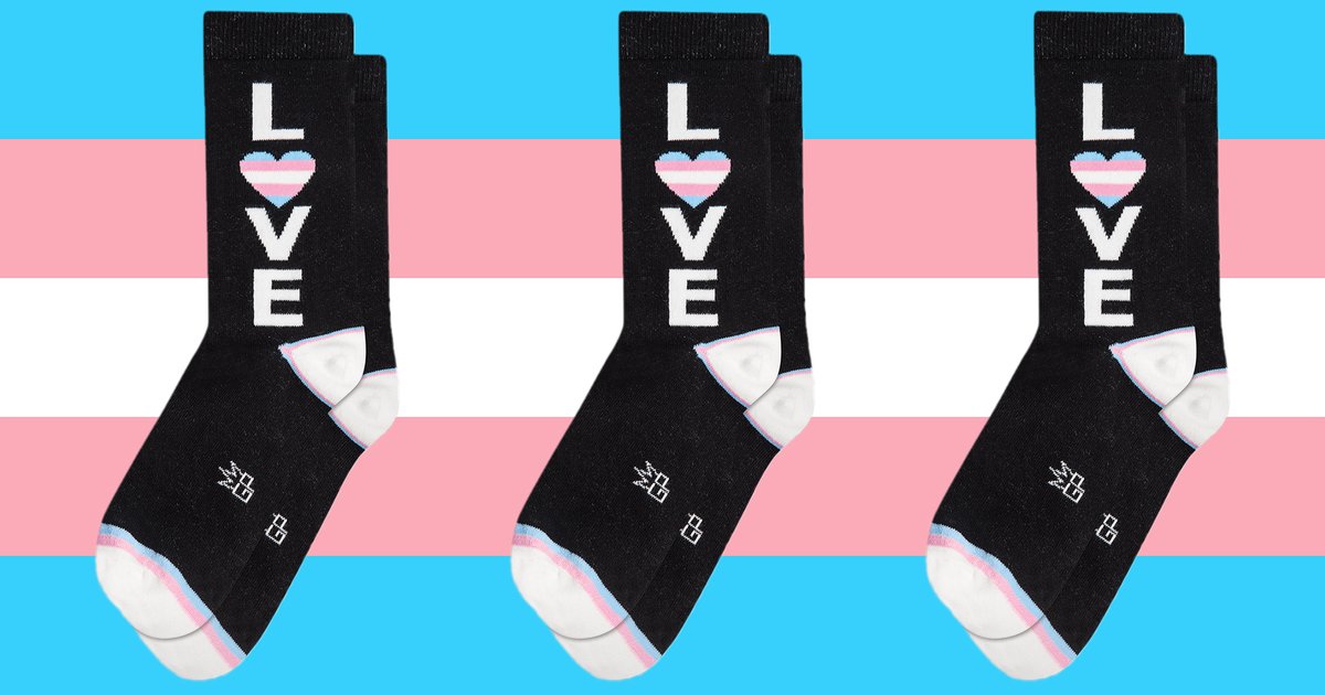 ModSock's tweet photo. To the transgender community this #TransgenderVisibilityDay, we support you and love you! #TransSocks https://t.co/8AXv8Srvcm https://t.co/ySjwJaApnR