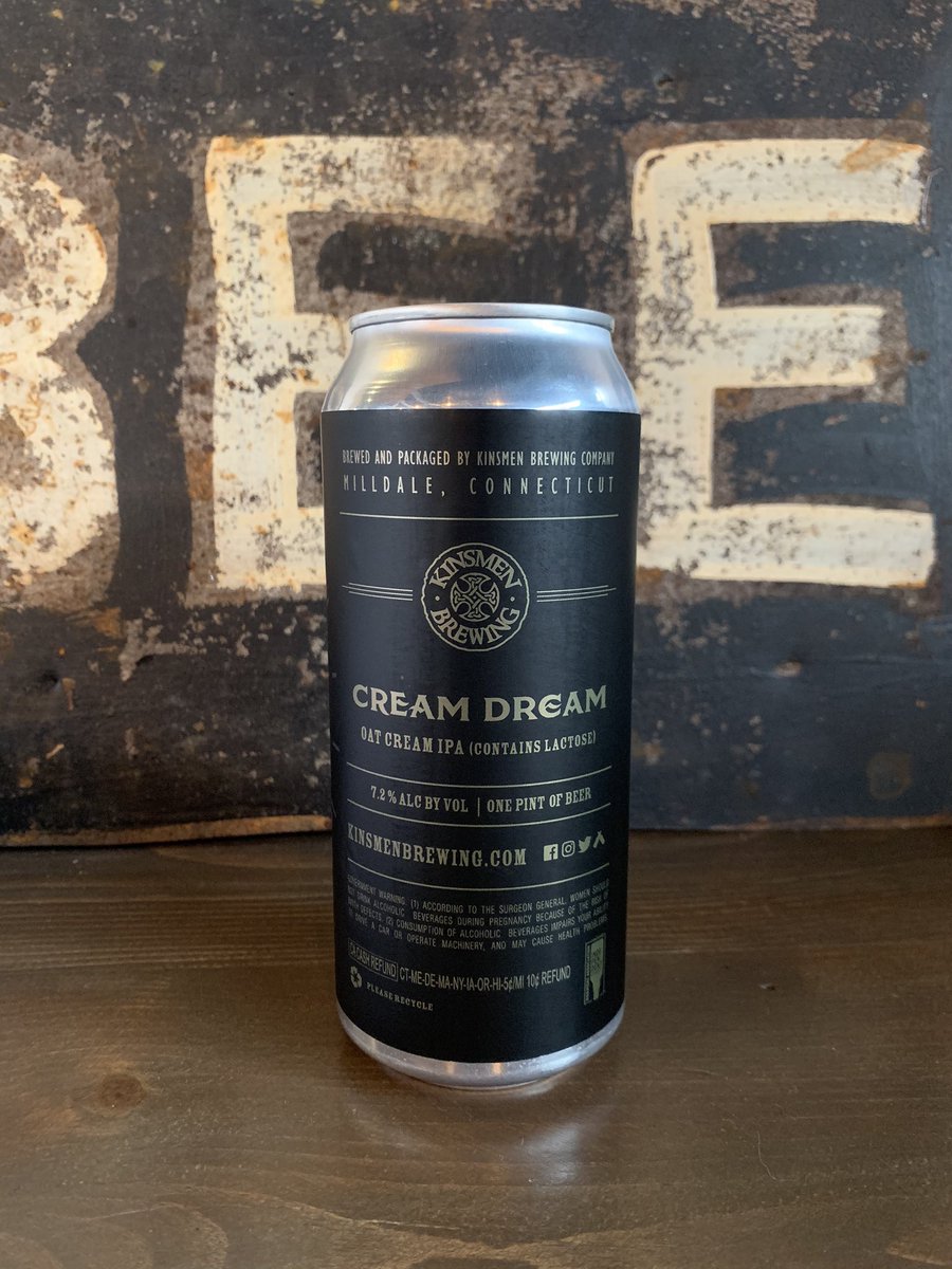 KinsmenBrewing's tweet image. “CREAM DREAM” PRESALE 🍊🍦
Pre-order online (link in profile)

Dreamt up thinking of summer, this beer is a hop creamsicle in a can. Big tropical orange and creamy vanilla notes made w/ Lotus &amp;amp; Citra hops, tons of fluffy oats &amp;amp; milk sugar.

Drive thru pickup 9am-12pm on Saturday