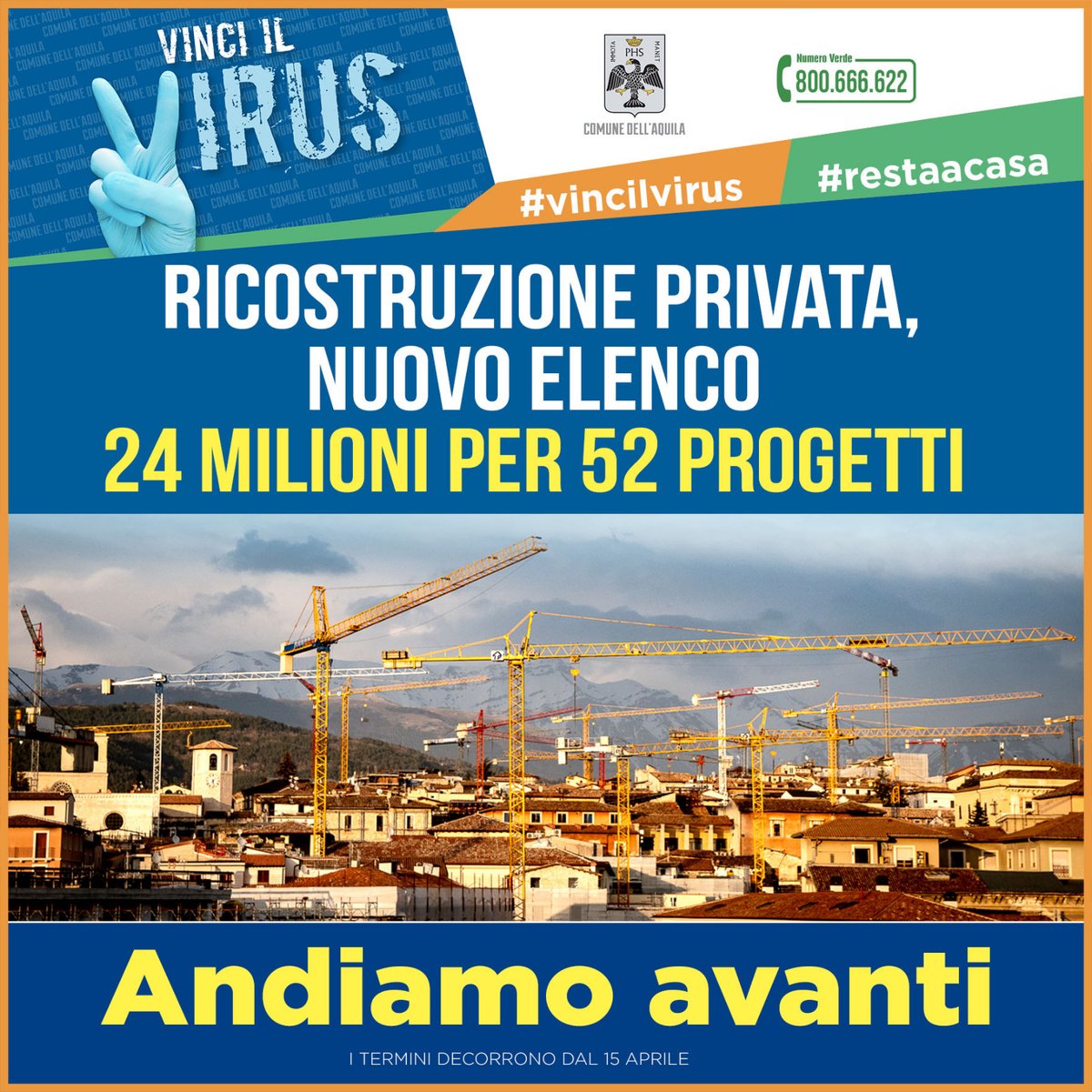 Comune dell'Aquila (@comunelaquila) on Twitter photo #Ricostruzione post #Terremoto 2009: circa 24 milioni di euro per 52 progetti, pubblicato il 49esimo elenco comune.laquila.it/index.php?id_o… <a href="/PierluigiBiondi/">Pierluigi Biondi 🇮🇹</a> <a href="/Usra_laquila/">Usra</a> <a href="/SalvProvenzano/">Salvo Provenzano</a> #EMERGENZACOVID19 #emergenzaCoronavirus #vincilvirus #iorestoacasa #Ricostruzione post #Terremoto 2009: circa 24 milioni di euro per 52 progetti, pubblicato il 49esimo elenco comune.laquila.it/index.php?id_o… <a href="/PierluigiBiondi/">Pierluigi Biondi 🇮🇹</a> <a href="/Usra_laquila/">Usra</a> <a href="/SalvProvenzano/">Salvo Provenzano</a> #EMERGENZACOVID19 #emergenzaCoronavirus #vincilvirus #iorestoacasa