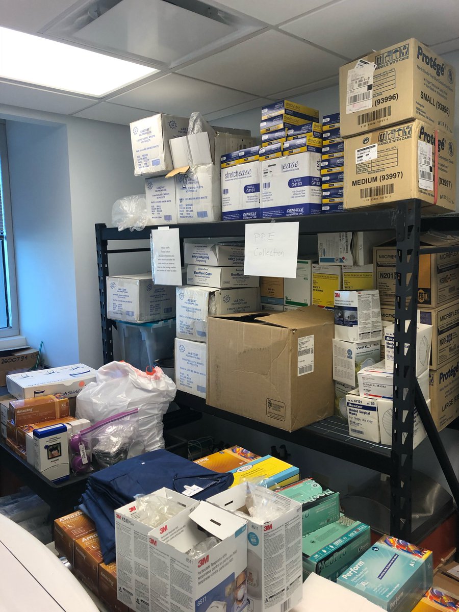 MidwesternUniv's tweet photo. Departments on both campuses have collected surplus PPE supplies, including N95 respirators, F1 face masks and filters, surgical masks, and more. These items have been generously donated to local hospitals and our University clinics to assist those on the front lines. #MWUKind https://t.co/QHCKrAtS5S