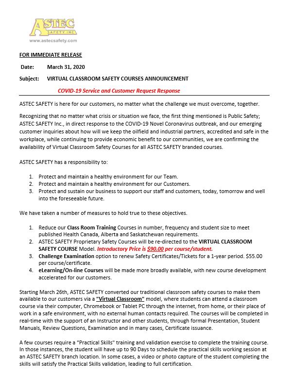 ASTEC SAFETY tweet media