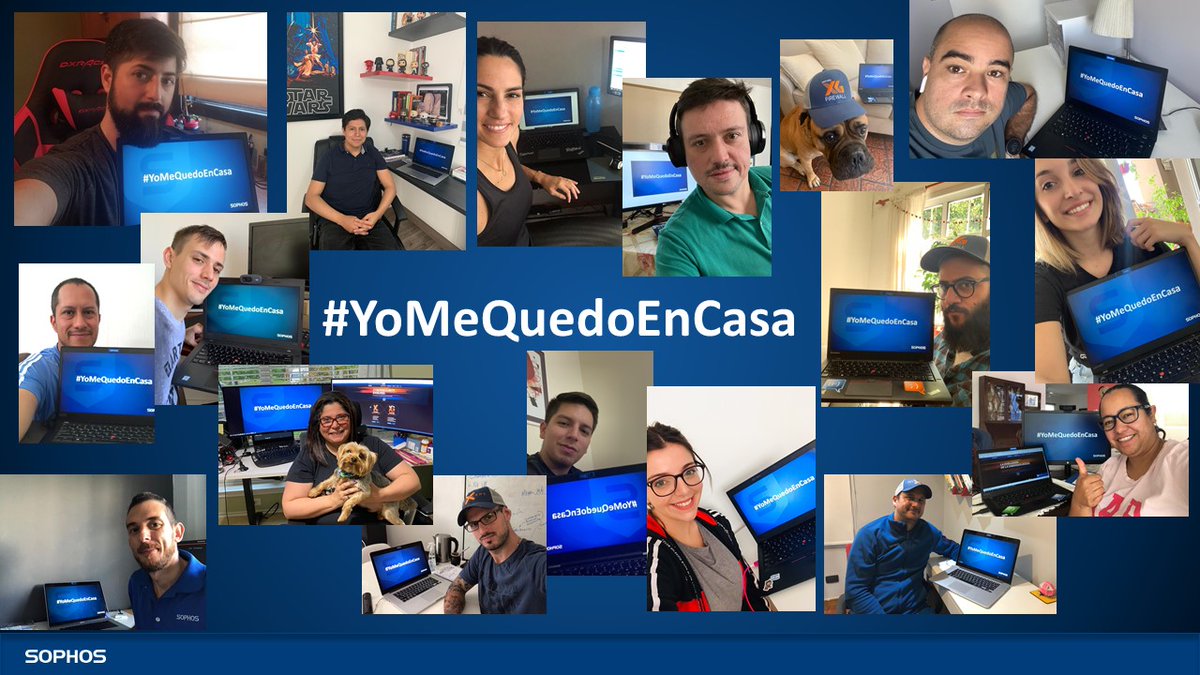 SophosLatAm's tweet image. En #SophosLatam nos quedamos en casa para la seguridad de nuestras familias y colegas y de esta forma poder seguir cuidando de nuestros clientes de ciberamenazas. #quedateencasa #cybersecurityevolved

@marialemajo @lgranda28 @maclaudiaardila @DenisePTY