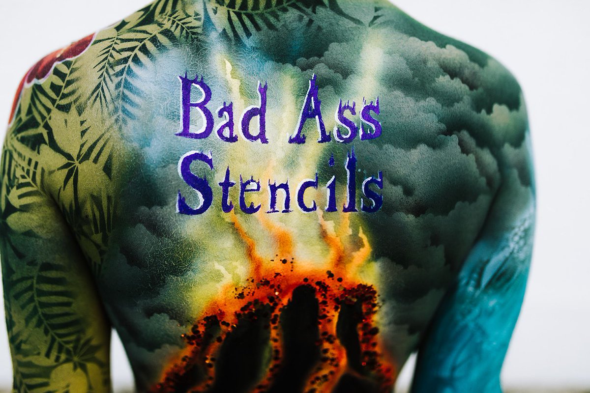 Are you a BadAss Artist?  ✨ Tag us in your pictures!  <a href="/badassstencils/">BadAssStencils</a> #badassstencils  #areyoubadass