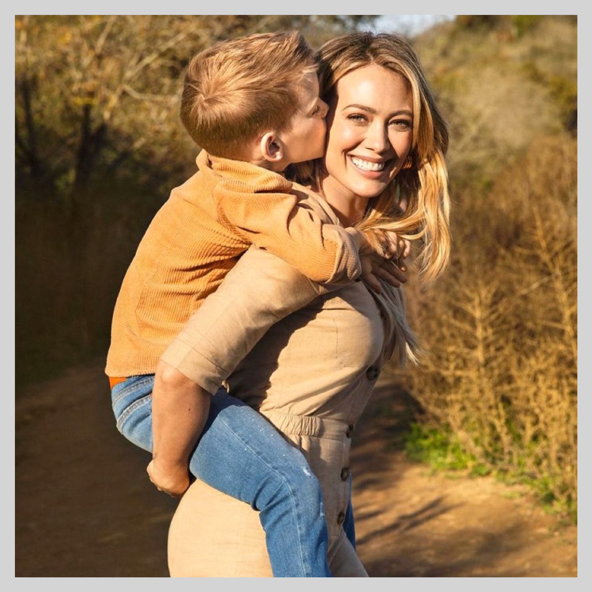 .<a href="/HilaryDuff/">Hilary Duff</a> for #TheMotherEarthIssue @parentsmagazine 💛 Hair by #901artist <a href="/RiawnaCapri/">Riawna Capri</a>.