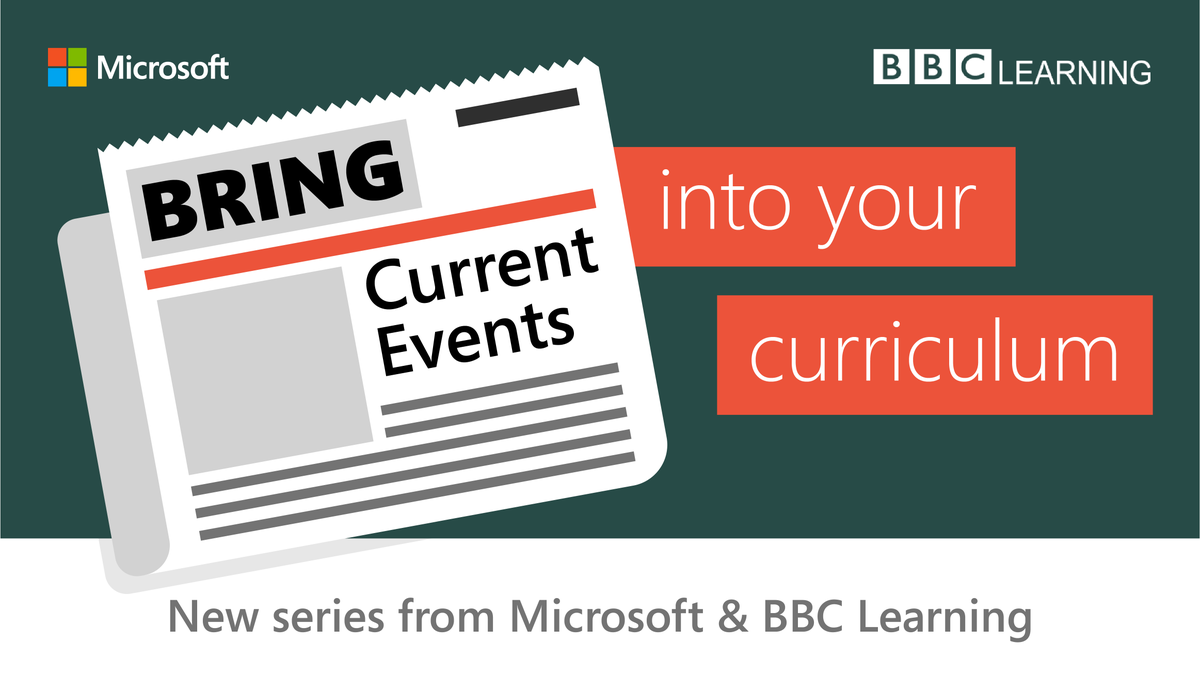 MicrosoftEDU's tweet photo. Produced by BBC Learning and #MicrosoftEDU, “My World” is a media literacy initiative designed for students ages 11-14. Check it out and start teaching your students how to determine fact from fiction in the news. https://t.co/lul7qyUEmz https://t.co/qiV8FFI8wU