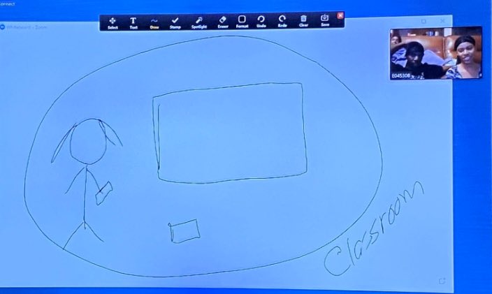 MrsTATLEE's tweet photo. Sharing for Tech Tuesday  #CWHSVirtualWeek #CWHSathome This weekend I created a personal Zoom account. We played household v. household 😉 #VirtualPictionary ✏️ to stay connected and have #familygamenight fellowship and fun. 🥰🤗🤩 https://t.co/Aja9mG34xm
