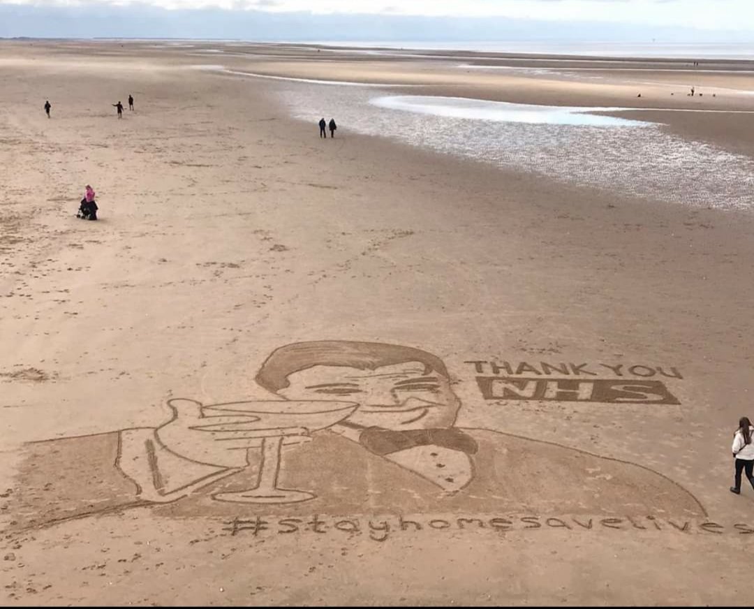 StMarysLink's tweet photo. Down on the beach at Squires Gate 👏 https://t.co/HrIRIK5tK5
