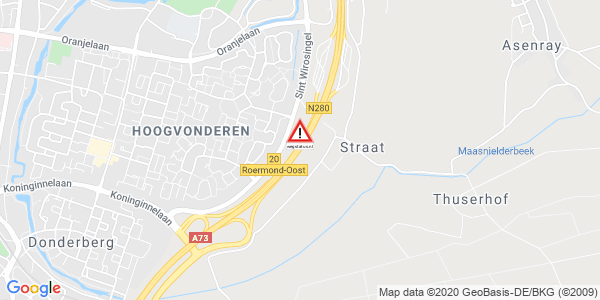 Melding ongeval Roermond-Oost