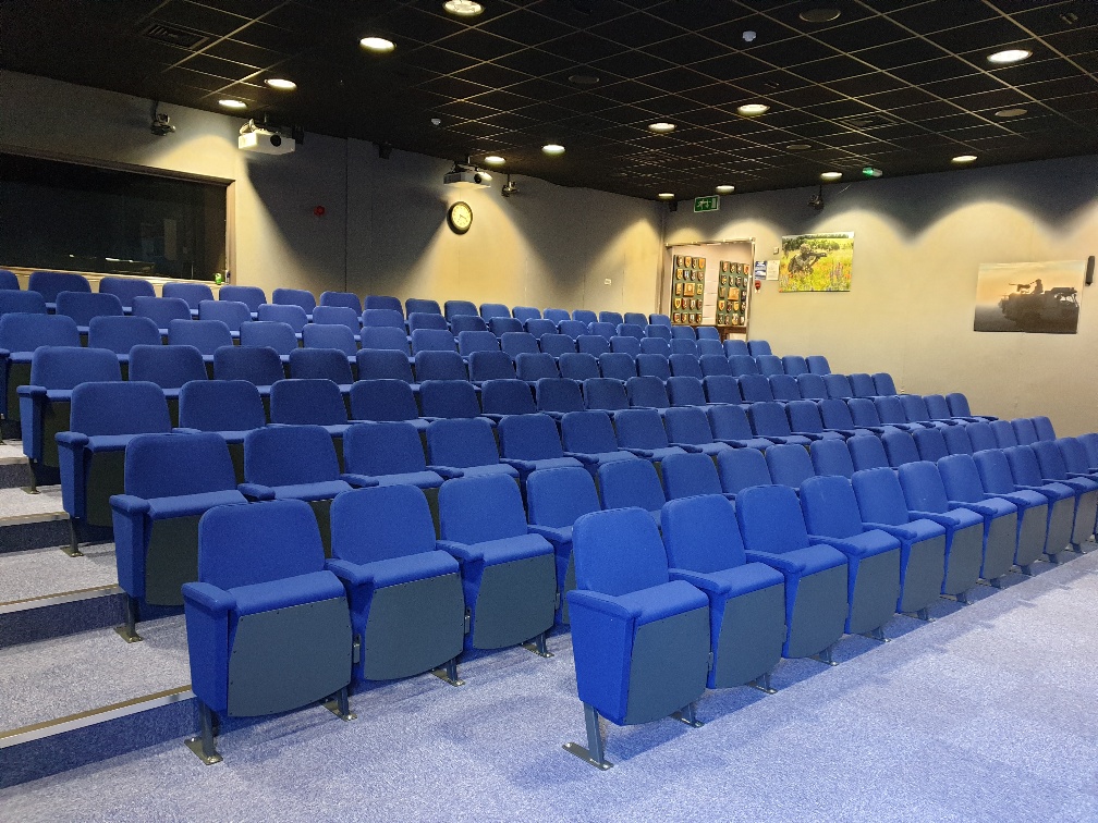 AudServLtd's tweet photo. How nice are these recently installed chairs at AAR Theatre!

#TuesdayThoughts #seating #chairs #constructionuk https://t.co/d8ucky84vQ