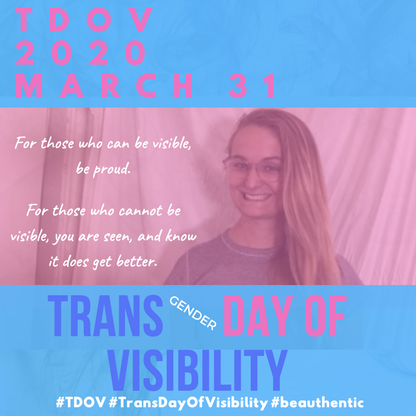 Jamiehm92's tweet photo. For those who can be visible, be proud. For those who cannot be visible, you are seen, and know it does get better. https://t.co/nzVtybTBF3

#transdayofvisibility #tdov #tdov2020 #wholeyouhealth # #trans #lgbt #gay #integrativehealthcoaching #healthcoaching #coaching #wellbeing https://t.co/1R2XeB7mkz